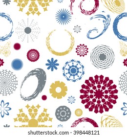 Vintage Floral Seamless Pattern.