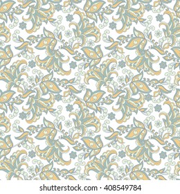 vintage floral seamless pattern