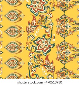 vintage floral seamless pattern