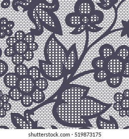 Vintage floral seamless pattern.