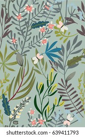 Vintage Floral Seamless Pattern