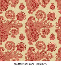 vintage floral seamless pattern