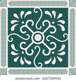 Vintage florale nahtlose Muster Hintergrund