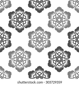 vintage floral seamless pattern background