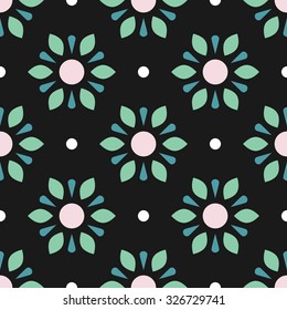 vintage floral seamless pattern background