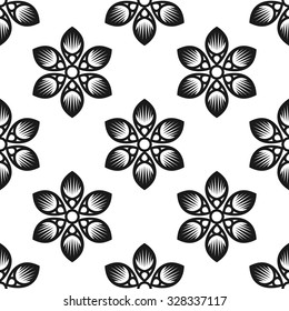 vintage floral seamless pattern background