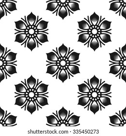 vintage floral seamless pattern background
