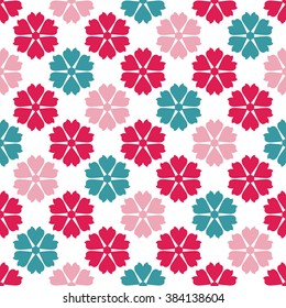 vintage floral seamless pattern background