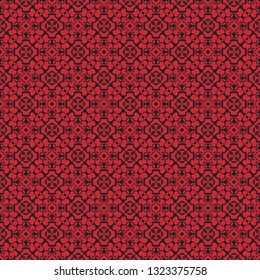 Vintage floral seamless pattern design illustration