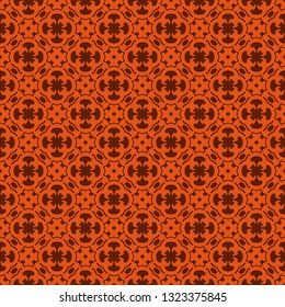 Vintage floral seamless pattern design illustration