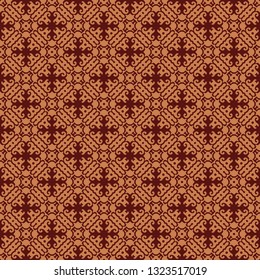 Vintage floral seamless pattern design illustration