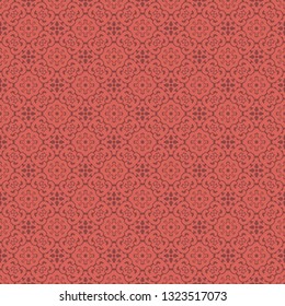 Vintage floral seamless pattern design illustration