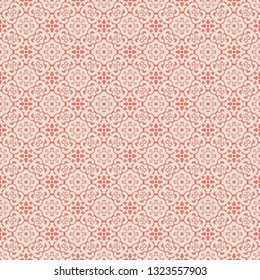 Vintage floral seamless pattern design illustration