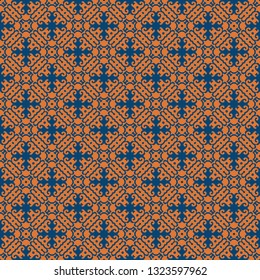 Vintage floral seamless pattern design illustration