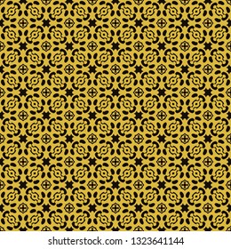 Vintage floral seamless pattern design illustration