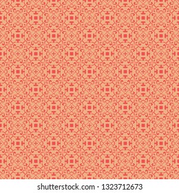 Vintage floral seamless pattern design illustration