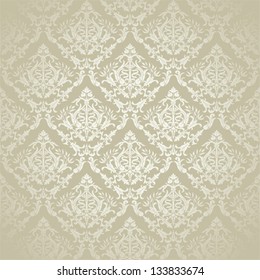 Vintage Floral Seamless Pattern for design, vector illustration