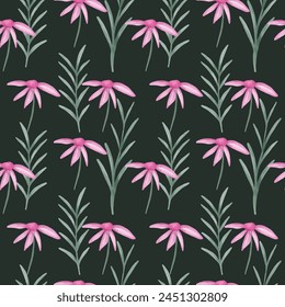 Antiguas floral diseño de patrón sin fisuras