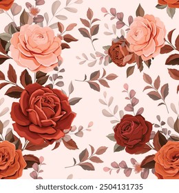 vintage floral seamless pattern design