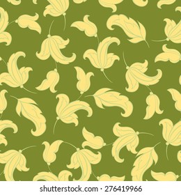 vintage floral seamless pattern. retro vector background