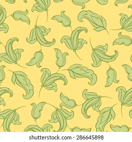 vintage floral seamless pattern. retro vector background