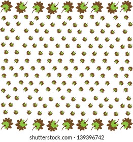 Vintage floral seamless pattern. Vector. Seamless texture with flowers