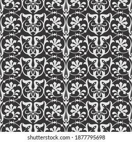 Vintage floral seamless pattern. Vector illustration.