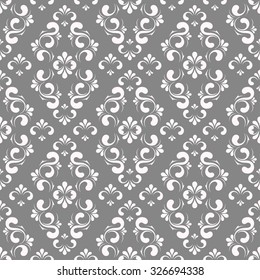 Vintage floral seamless pattern. Vector. Seamless texture with flowers.