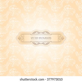Vintage floral seamless pattern. Vector.