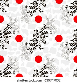 Vintage floral seamless pattern. Vector.