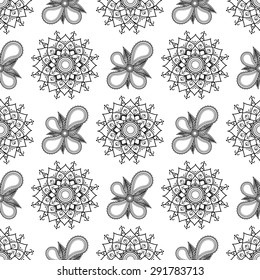 Vintage floral seamless pattern for your design