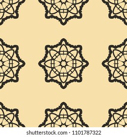 Vintage floral seamless floral texture. Element for design. Ornamental backdrop. Ornate floral decor for wallpaper. Traditional decor