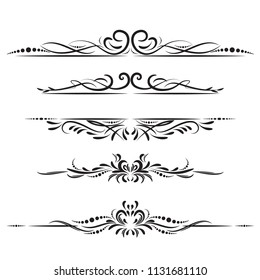 Vintage Floral Swirl Border Stock Vector (Royalty Free) 1131681110 ...