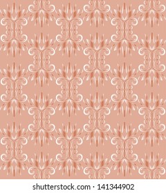 Vintage floral vector pattern