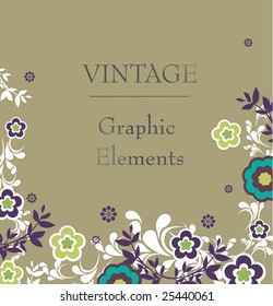 vintage floral wallpaper