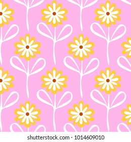 Vintage floral wallpaper repeat pattern