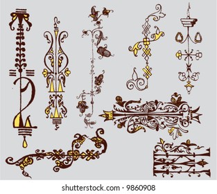 Vintage flourish