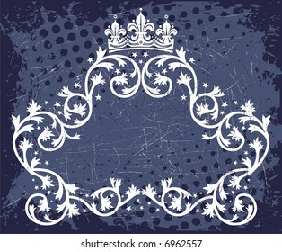 vintage flourish frame