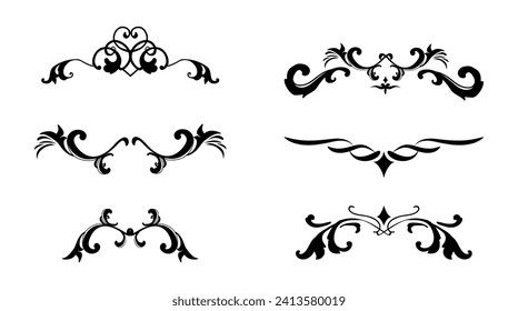 Vintage flourish ornament frame vector	