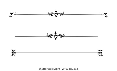 Vintage flourish ornament frame vector	