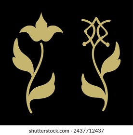 Vintage flourish ornament frame vector