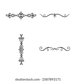 vintage flourish ornaments frame. border frame floral decoration design illustration. vintage ornament corner, floral ornament, vintage ornament border, vintage holiday ornament.