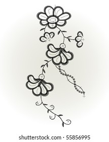 vintage flower