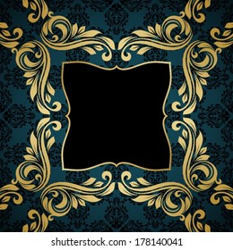 Vintage flower background.