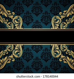 Vintage flower background.