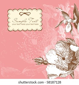 vintage flower background