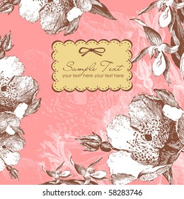 vintage flower background
