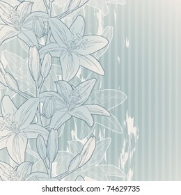 Vintage flower background