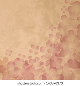 Vintage flower background. EPS10 vector.