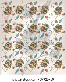 vintage flower design